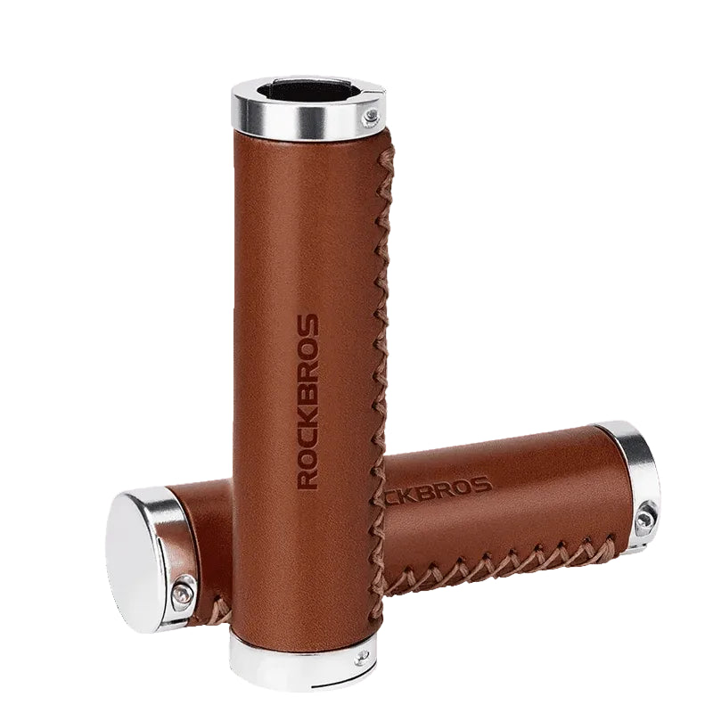 ROCKBROS Premium Leather Bicycle Handlebar Grip - The Wright Bikes
